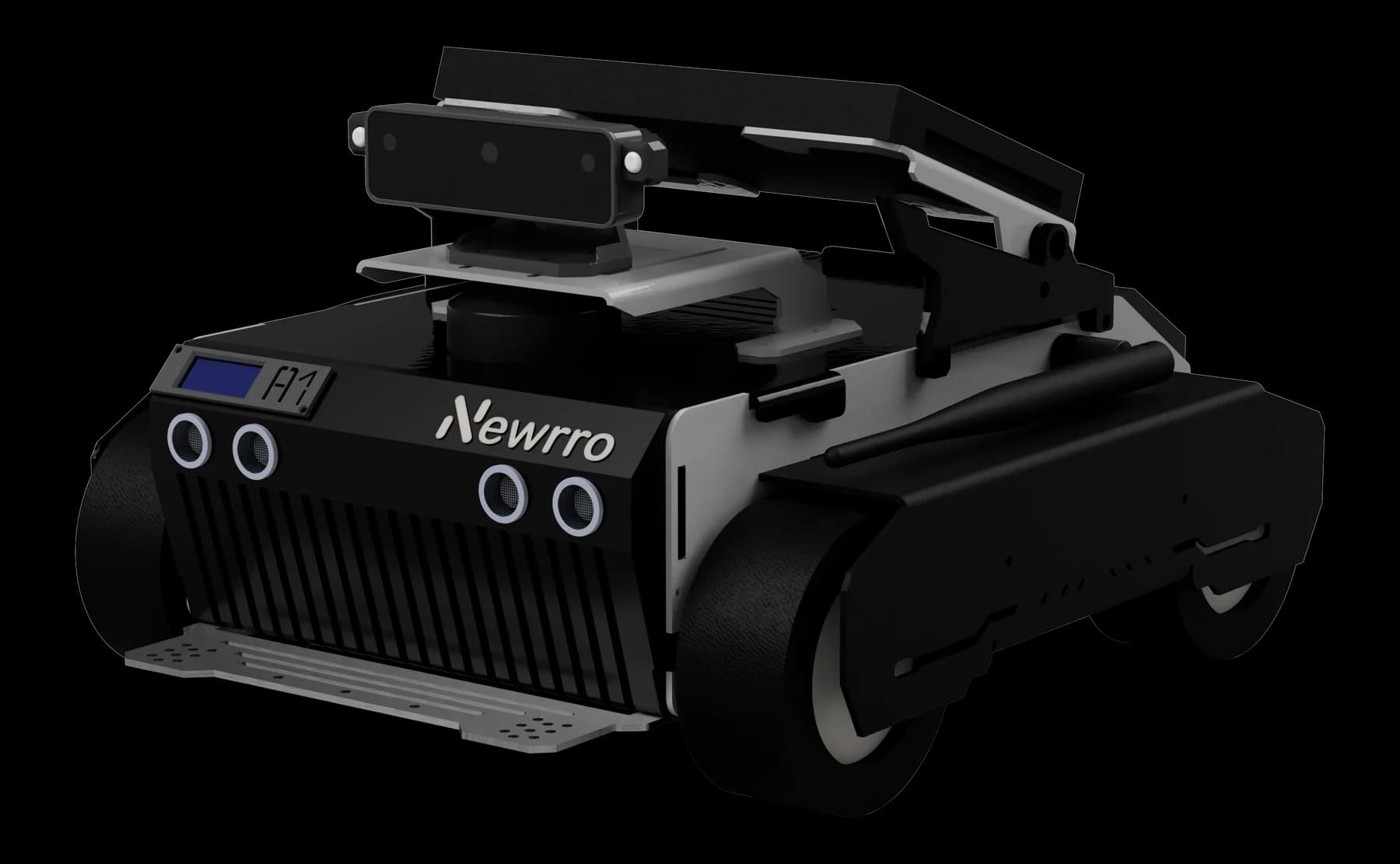 ARJUNA autonomous mobile robot, three-quarter view