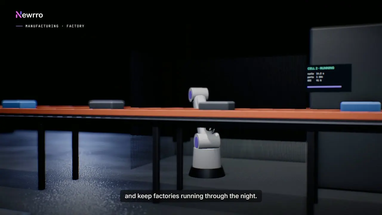 An autonomous mobile robot at work in factories